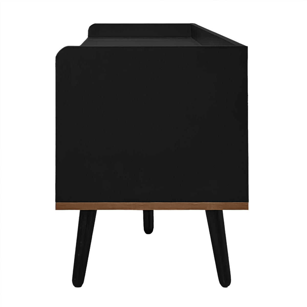 TV-ELEMENT mit Stauraum und 3 Türen, Wohnzimmermöbel, 160 x 39 x 49 cm - Multicolor, Holz (39/49/160cm) - GENKI LIVING
