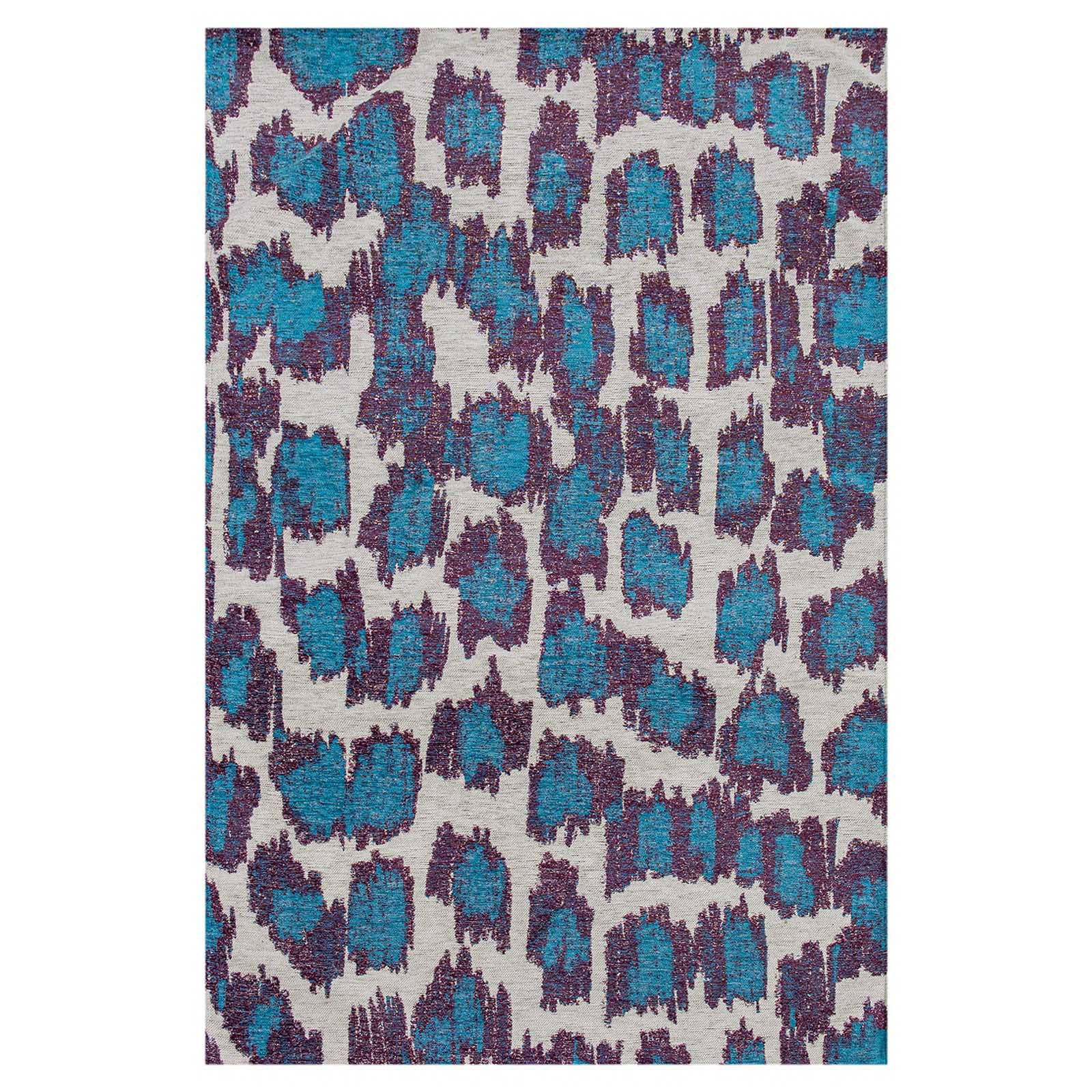 TEPPICH Ikat Blue Duck 170/240 cm - Blau, Textil (170/240cm) - Lola&Moi