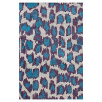 TEPPICH Ikat Blue Duck 170/240 cm - Blau, Textil (170/240cm) - Lola&Moi