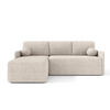 ECKSOFA Bloom Beige Bouclé - Beige, Textil (212/142cm) - Selsey