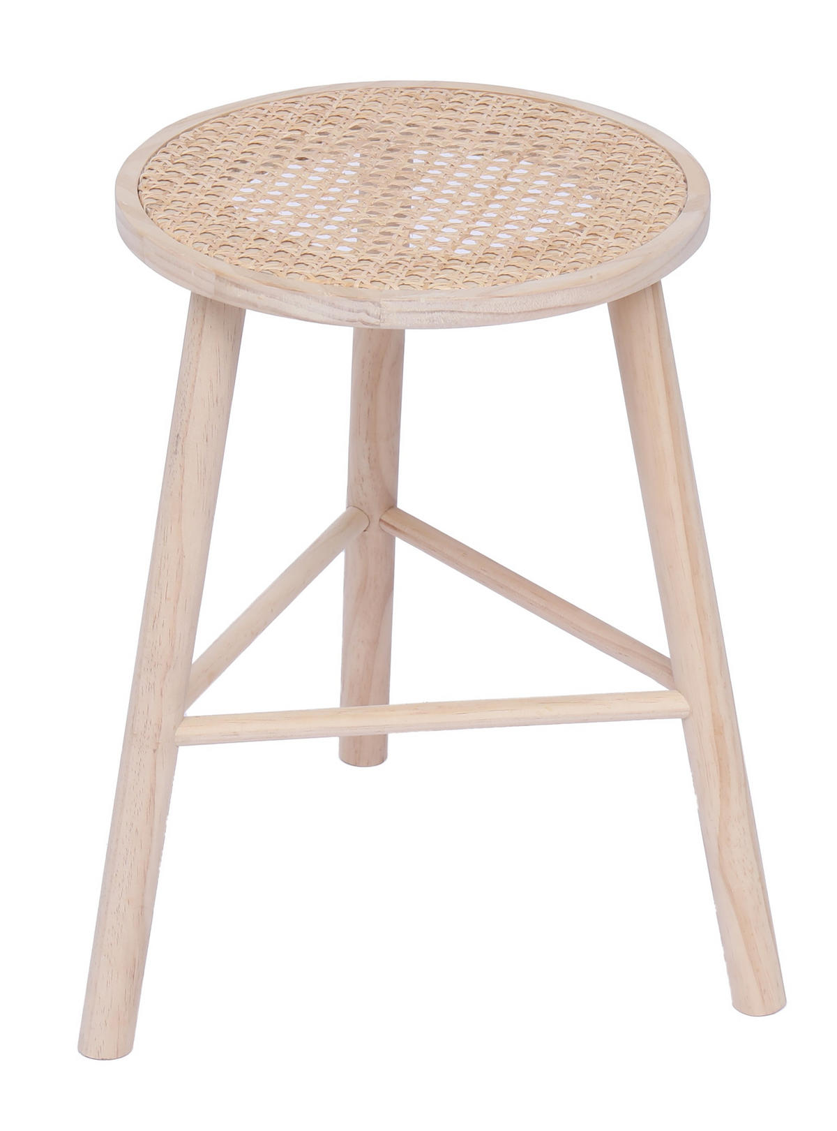 POUF Rattan Braun - Braun, Holz (31/45.5/31cm) - Nordlys