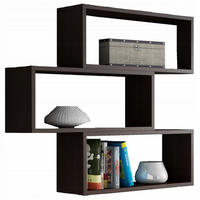 WANDREGAL Adam 3 Regalwürfel Wenge 65/21/93 cm - Wengefarben, Holzwerkstoff (65/93/21cm) - Matkam Möbel