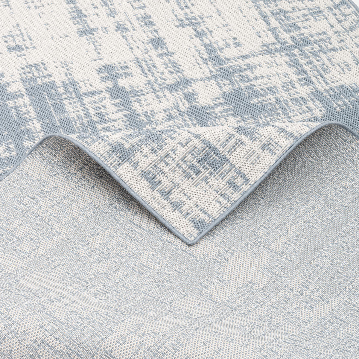 IN & OUTDOOR TEPPICH MARBELLA VINTAGE VERLAUF - Blau, Textil (120/170cm) - Pergamon