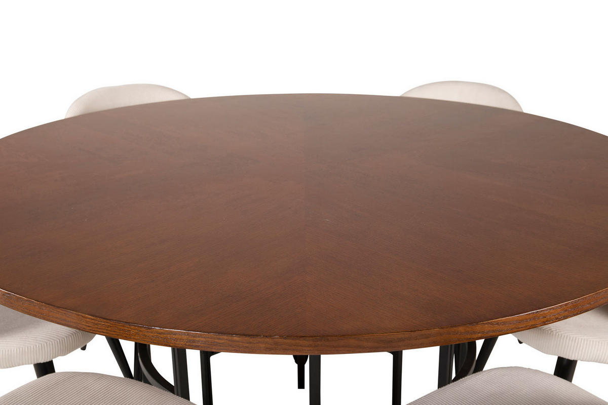 TISCHGRUPPE Beige - Beige, Holzwerkstoff (140/74/140cm) - ebuy24