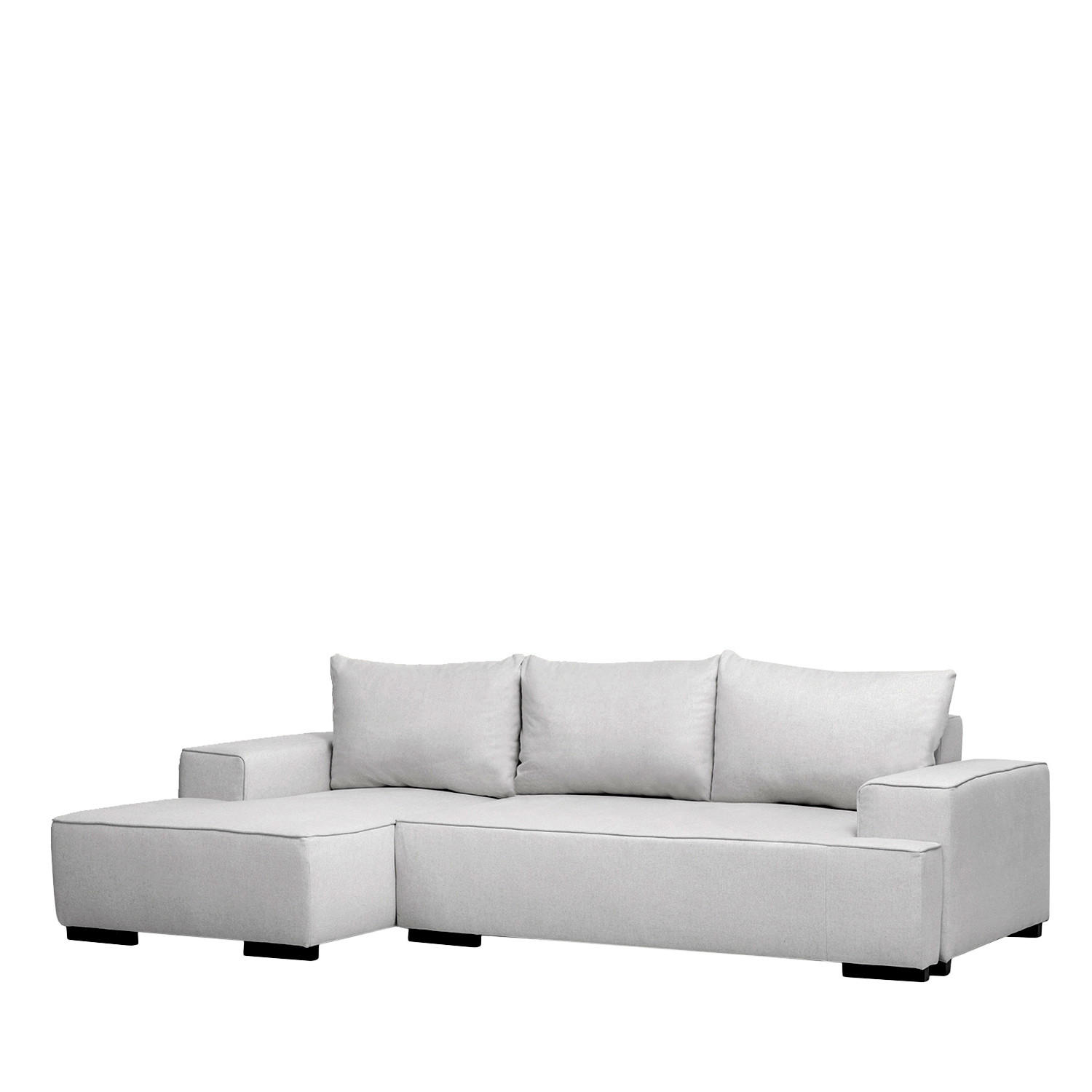 SCHLAFSOFA Alan Grau 250 cm x 80 cm - Grau, Textil (250/80/147cm) - Klast Home