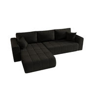 ECKSOFA Camila - Dunkelgrau, Holzwerkstoff/Textil (280/185cm) - Fun Möbel