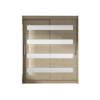 SCHWEBETÜRENSCHRANK Westa XIII - Silberfarben/Sonoma Eiche, Holzwerkstoff/Metall (150/200/58cm) - MIRJAN24