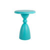 BEISTELLTISCH Folly Outdoor 34/34/46 cm - Blau, Metall (34/34/46cm) - Leitmotiv