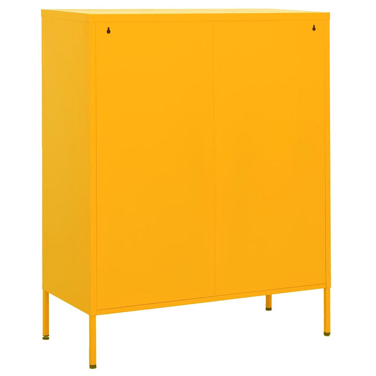 LAGERSCHRANK Senfgelb 80/35/101,5 Cm Stahl - Gelb, Metall (35/101.5/80cm) - vidaXL
