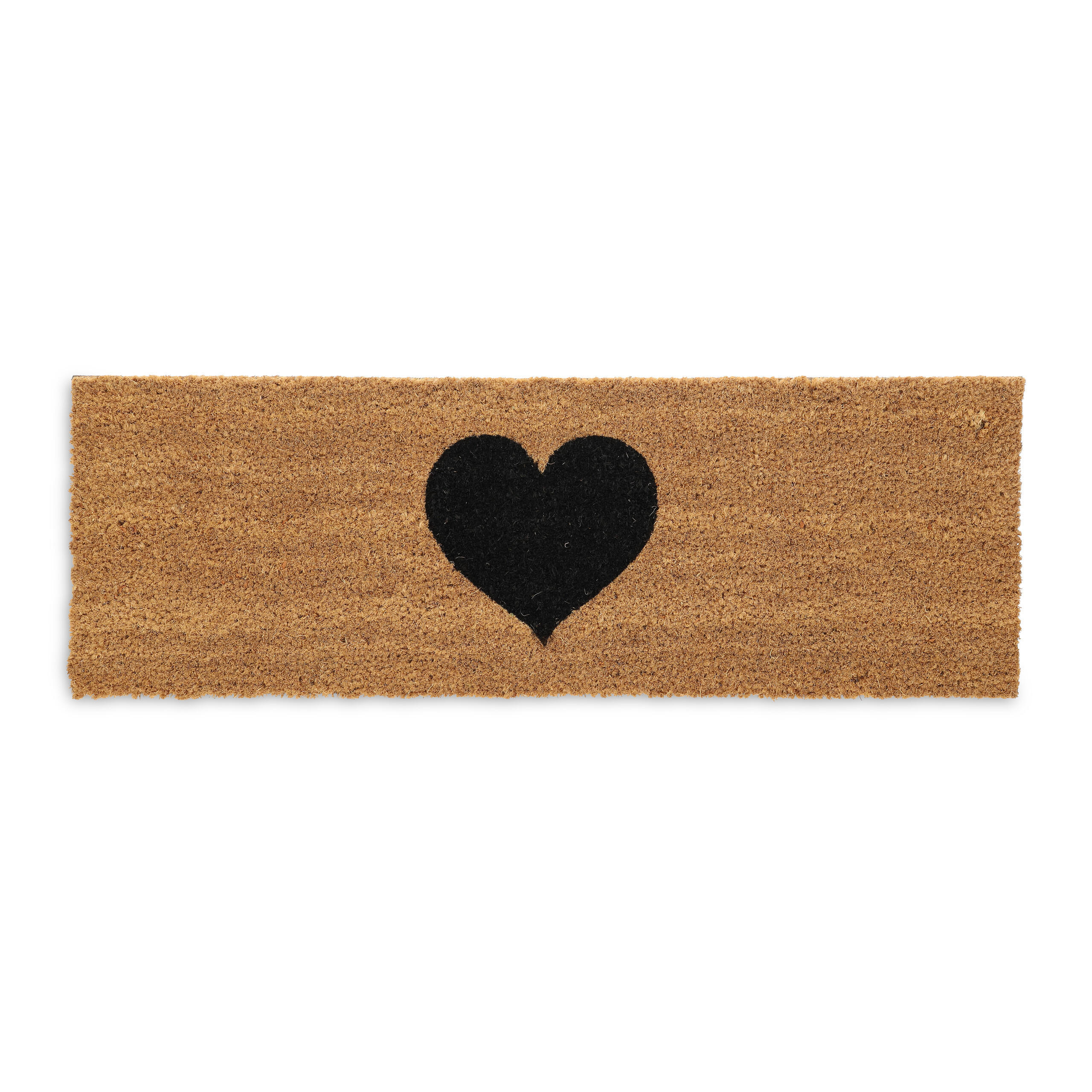 FUSSMATTE - Hellbraun, Kunststoff/Textil (75/25cm) - Relaxdays