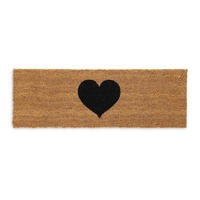 FUSSMATTE - Hellbraun, Kunststoff/Textil (75/25cm) - Relaxdays