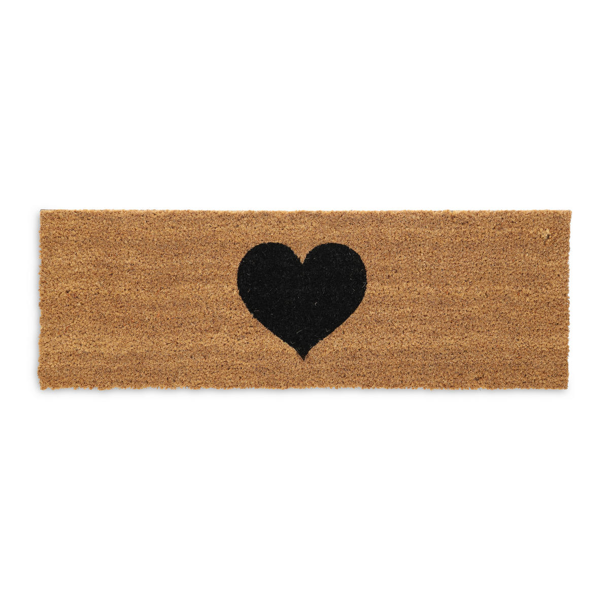 FUSSMATTE - Hellbraun, Kunststoff/Textil (75/25cm) - Relaxdays