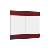 KÜCHENFRONT R-Line Rot 79.2 x 59 cm Möbelfront für den Hängeglasschrank - Rot, Holzwerkstoff (79.2/59/1.6cm) - Vicco