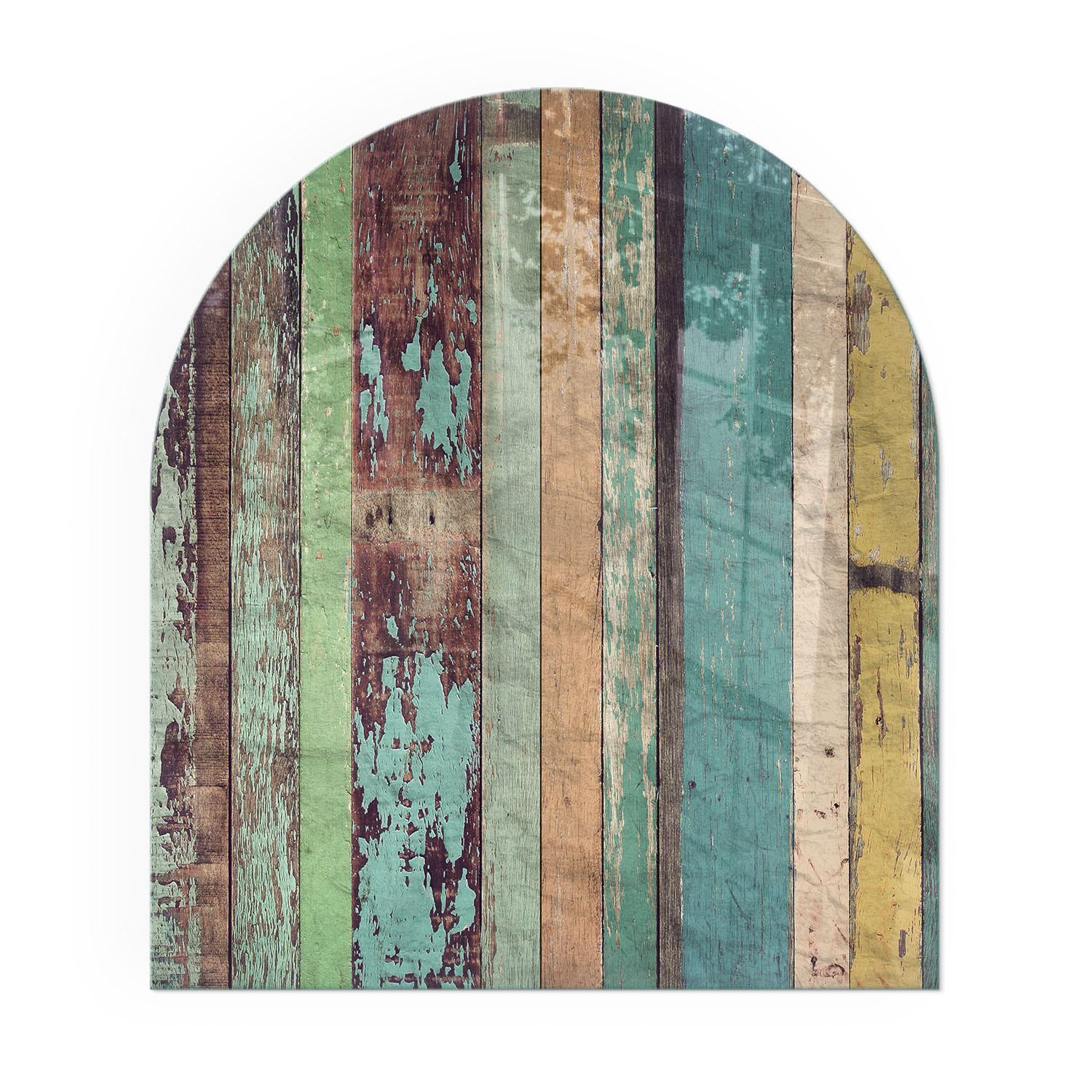 GLASPLATTE für Kamin 80x70 cm - Türkis, Glas (80/70/0.4cm) - TULUP