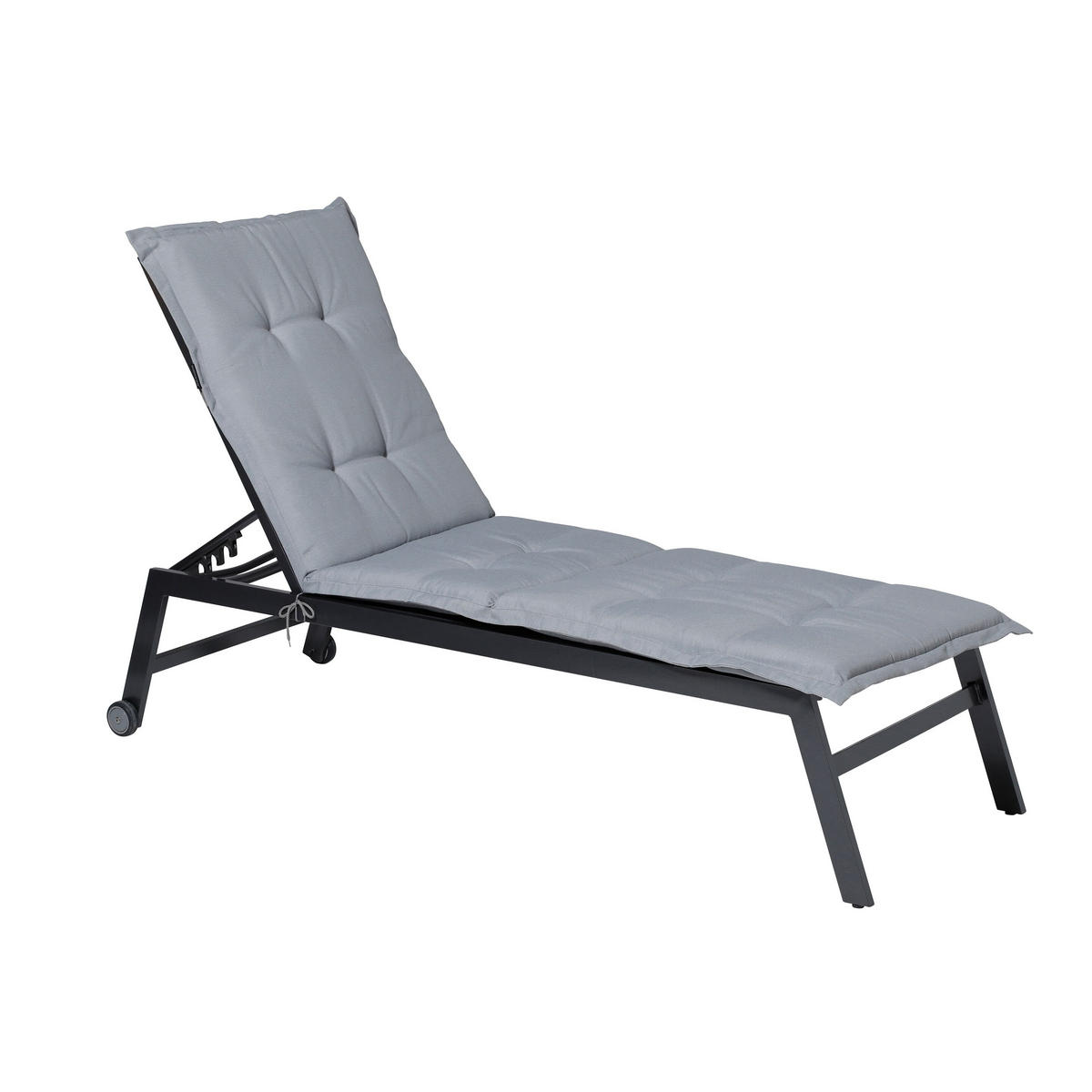 LIEGENAUFLAGE Panama 200/65 cm - Hellgrau, Textil (60/7/200cm) - Madison