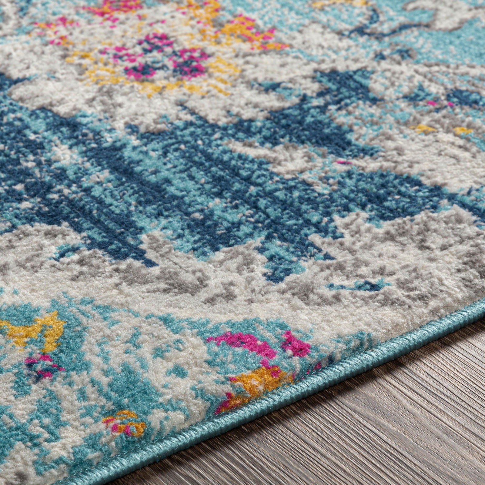 VINTAGE-TEPPICH 100/153 cm Blau - Blau, Naturmaterialien/Textil (100/153cm) - LIVABLISS