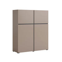KOMODA Lilia Taupe - taupe, kompozitné drevo (119/139/40cm) - Petits-meubles