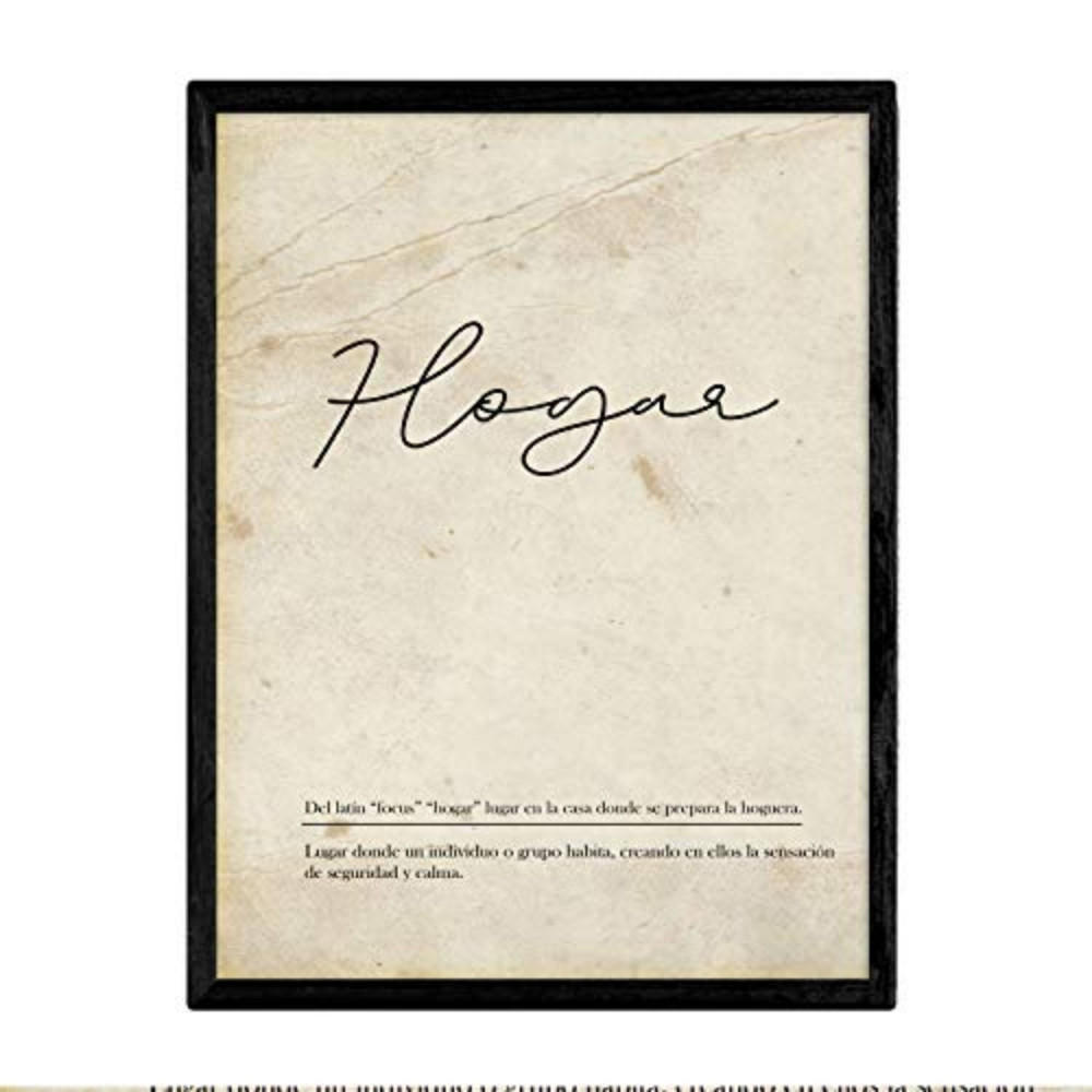 POSTER Wortkunst Vintage A4 Rahmenlos - Klar, Papier (29.7/5/21cm) - Nacnic