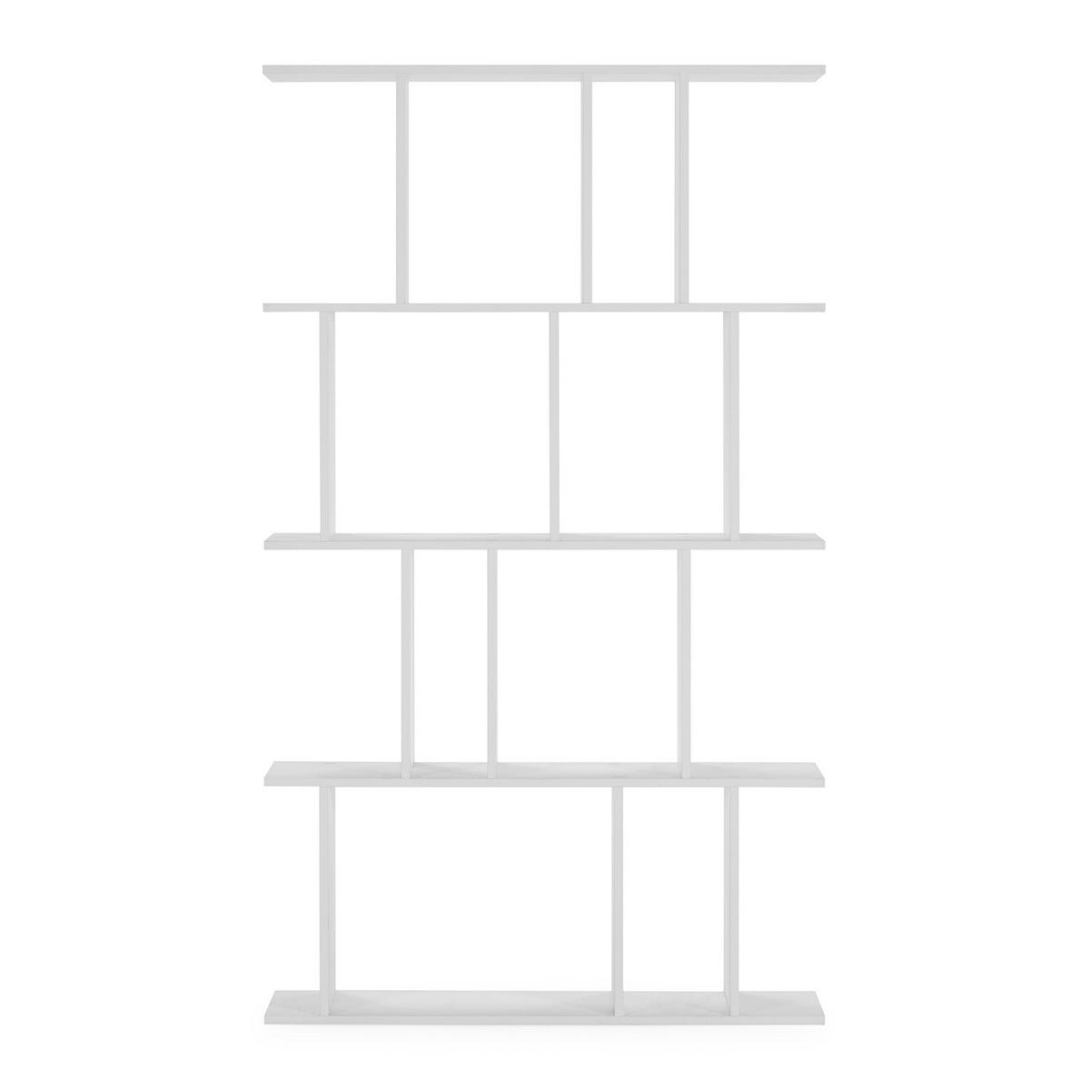 REGAL Niko 8 fächern weiße Farbe - Weiß, Holzwerkstoff (98/168/25cm) - VS Venta-stock