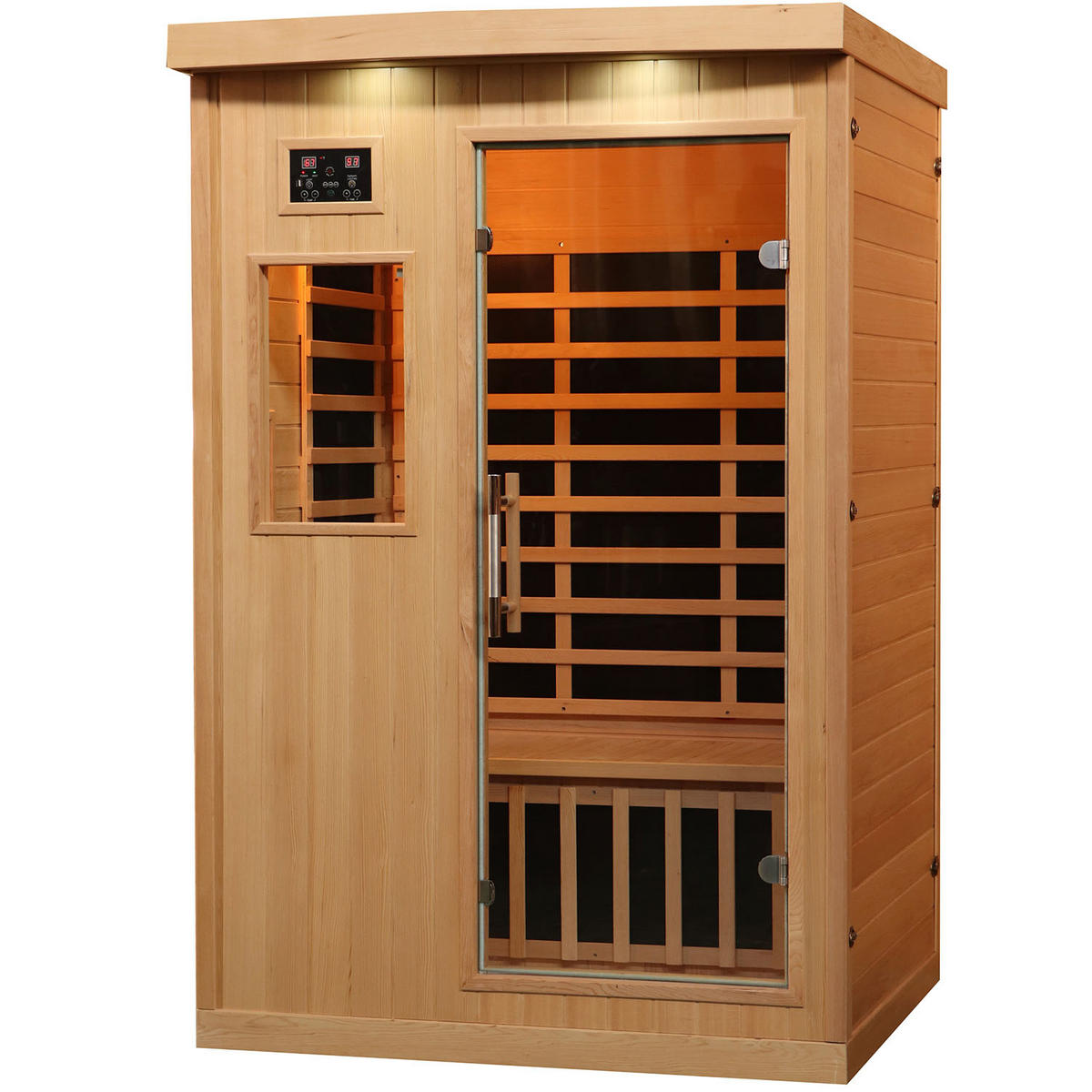 SAUNA Tremblant Infrarotkabine - Hellbraun, Holz (127/195/105cm)