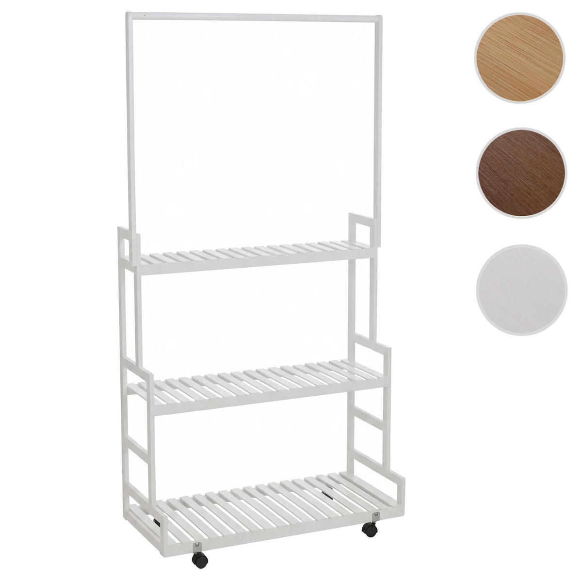 PFLANZENREGAL Weiß - Weiß, Holz (93/175/38cm) - MCW