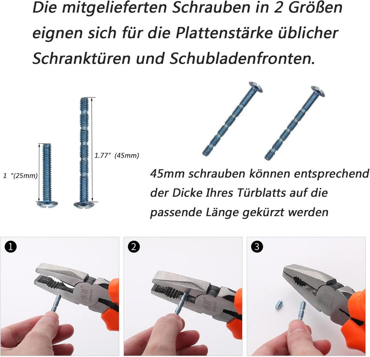 KÜCHENGRIFF Chrom 10er-Set 128 mm - Silberfarben, Metall (0.7/2.5/16.8cm)