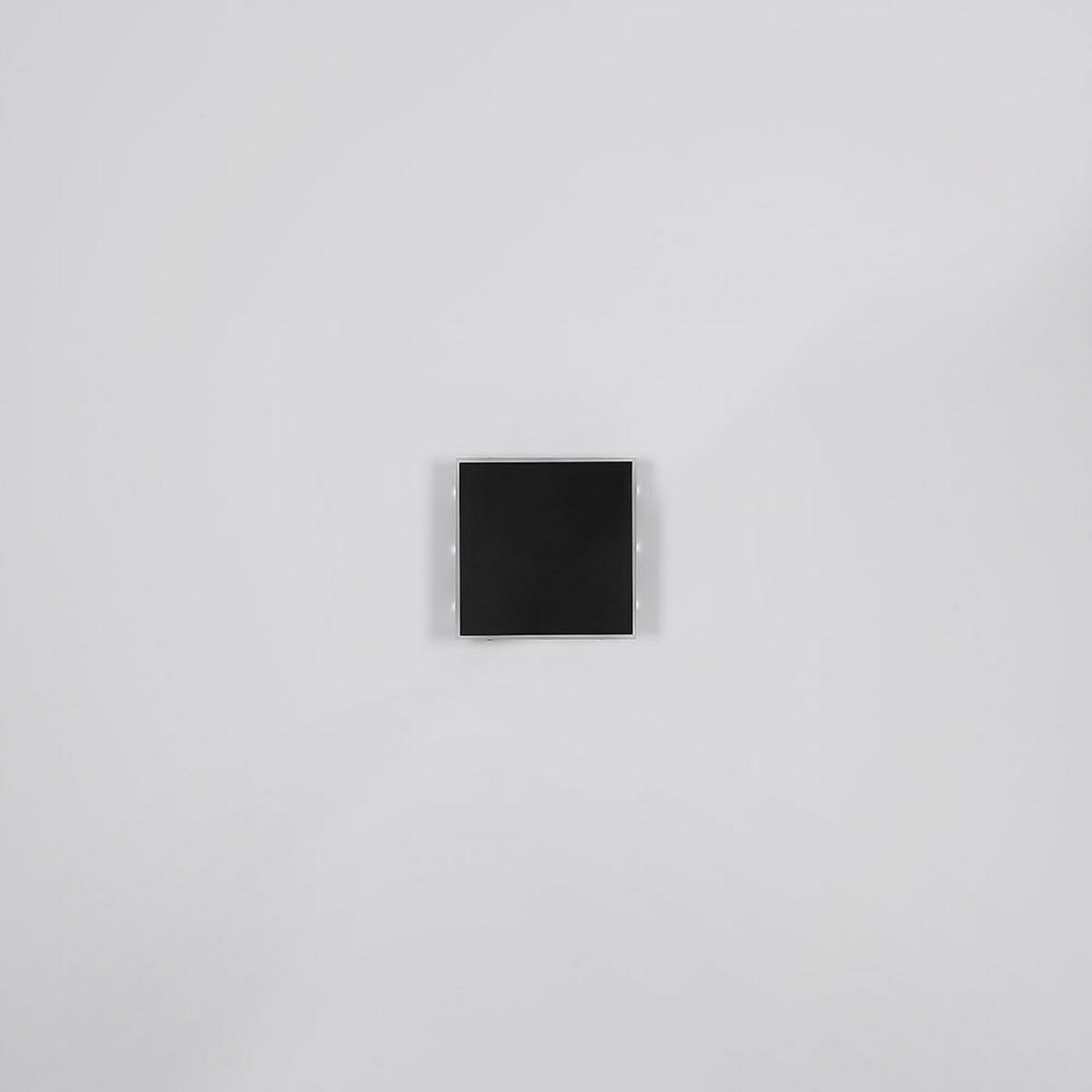 LED WANDLEUCHTE Metall Schwarz - Schwarz, Metall (20/20/20cm) - Globo Lighting