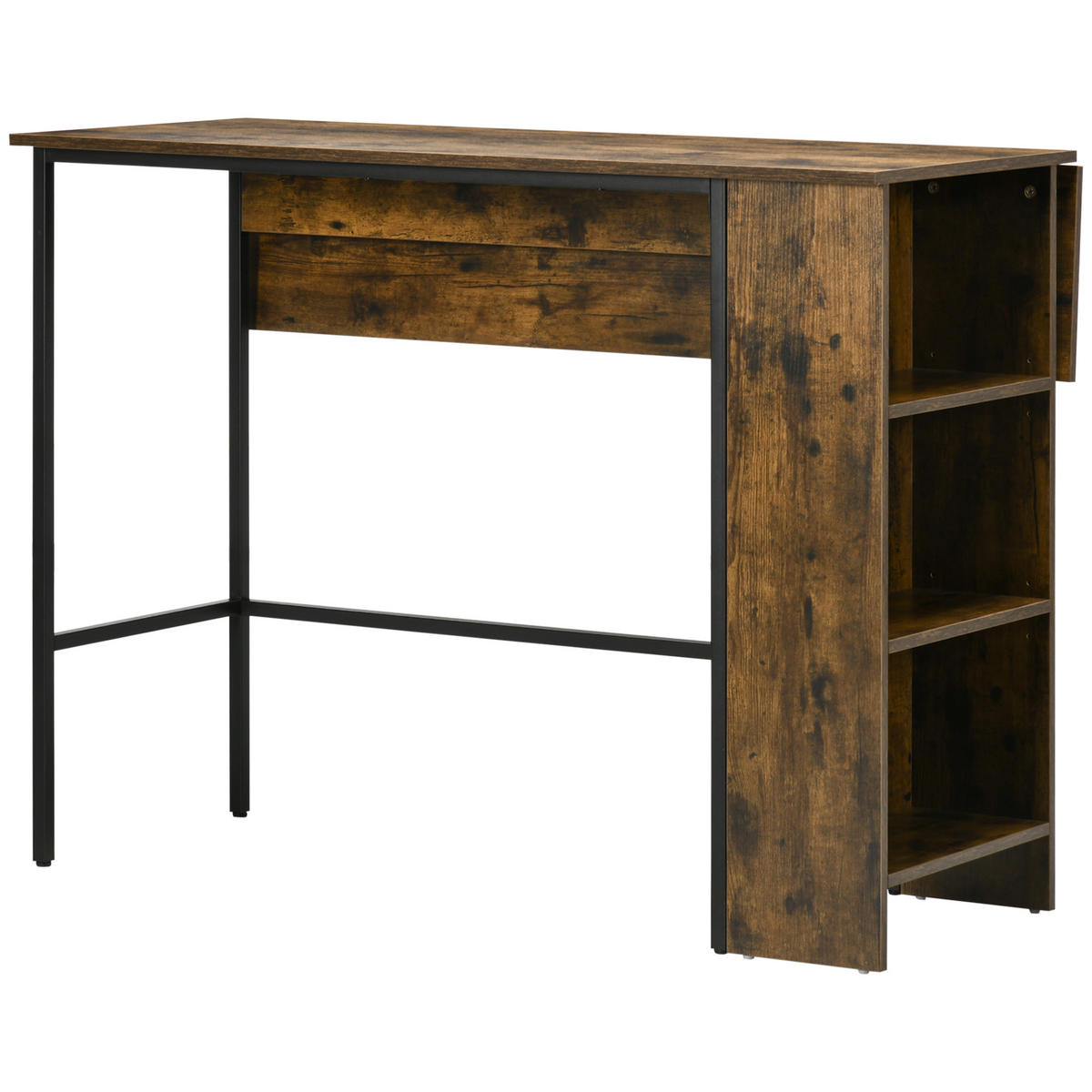 BARTISCH Rustikales Braun 1 Stück - Braun, Kunststoff (120/76/91.4cm) - GiPP