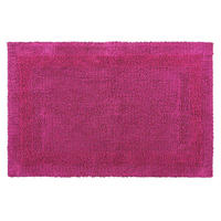 BADEMATTE 70/120 cm, 100% Baumwolle, wendbar - Magenta, Textil (70/120cm) - Homescapes
