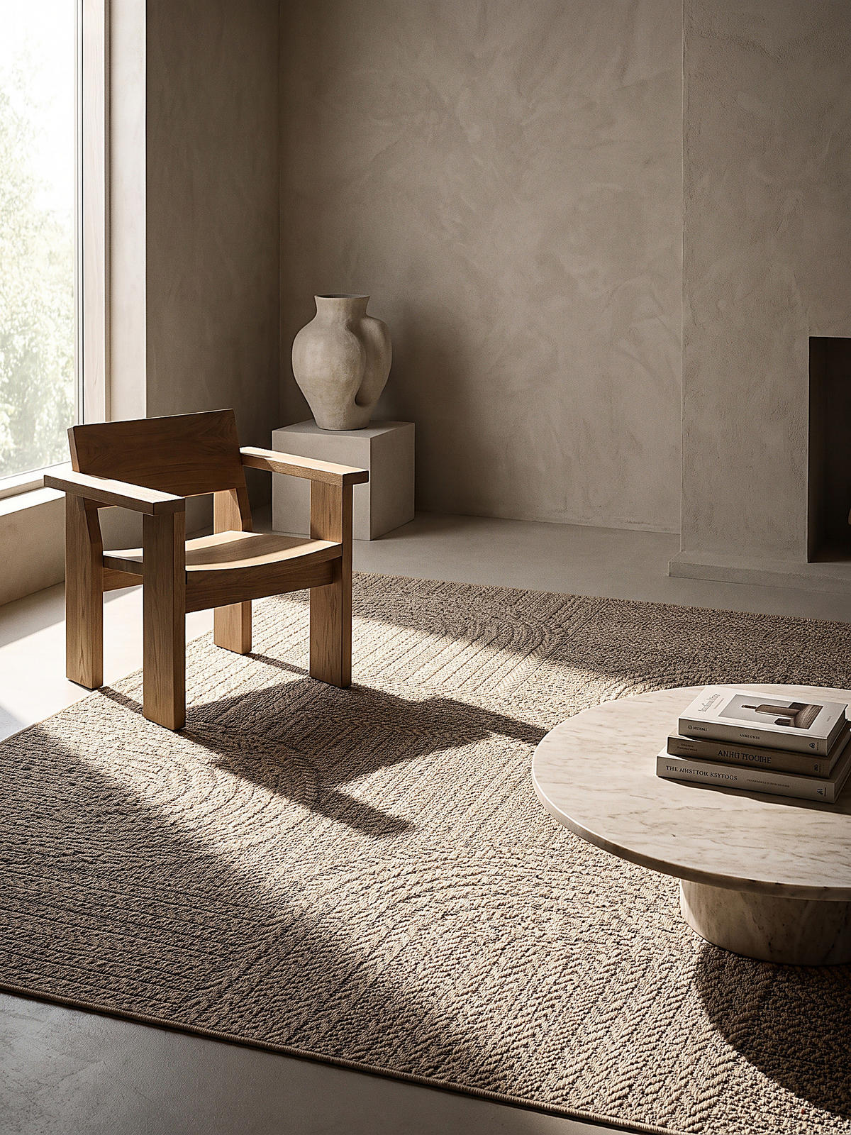 FLACHWEBTEPPICH Geometrisch CORDEV Polypropylen Natur 160 x 230 cm - Beige, Textil (160/230cm) - KADIMA DESIGN