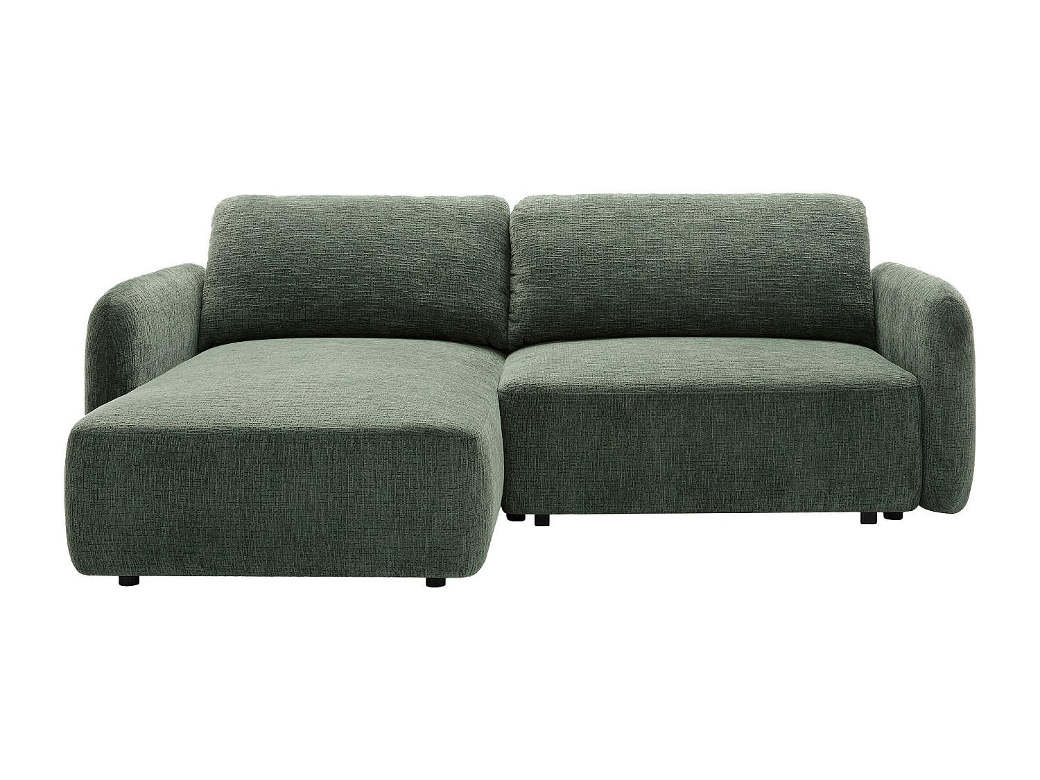 SCHLAFSOFA - 4 Personen - stoff - tannengrün Plufati - Waldgrün, Textil (230/83/165cm) - Vente-Unique