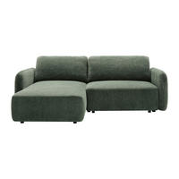 SCHLAFSOFA - 4 Personen - stoff - tannengrün Plufati - Waldgrün, Textil (230/83/165cm) - Vente-Unique
