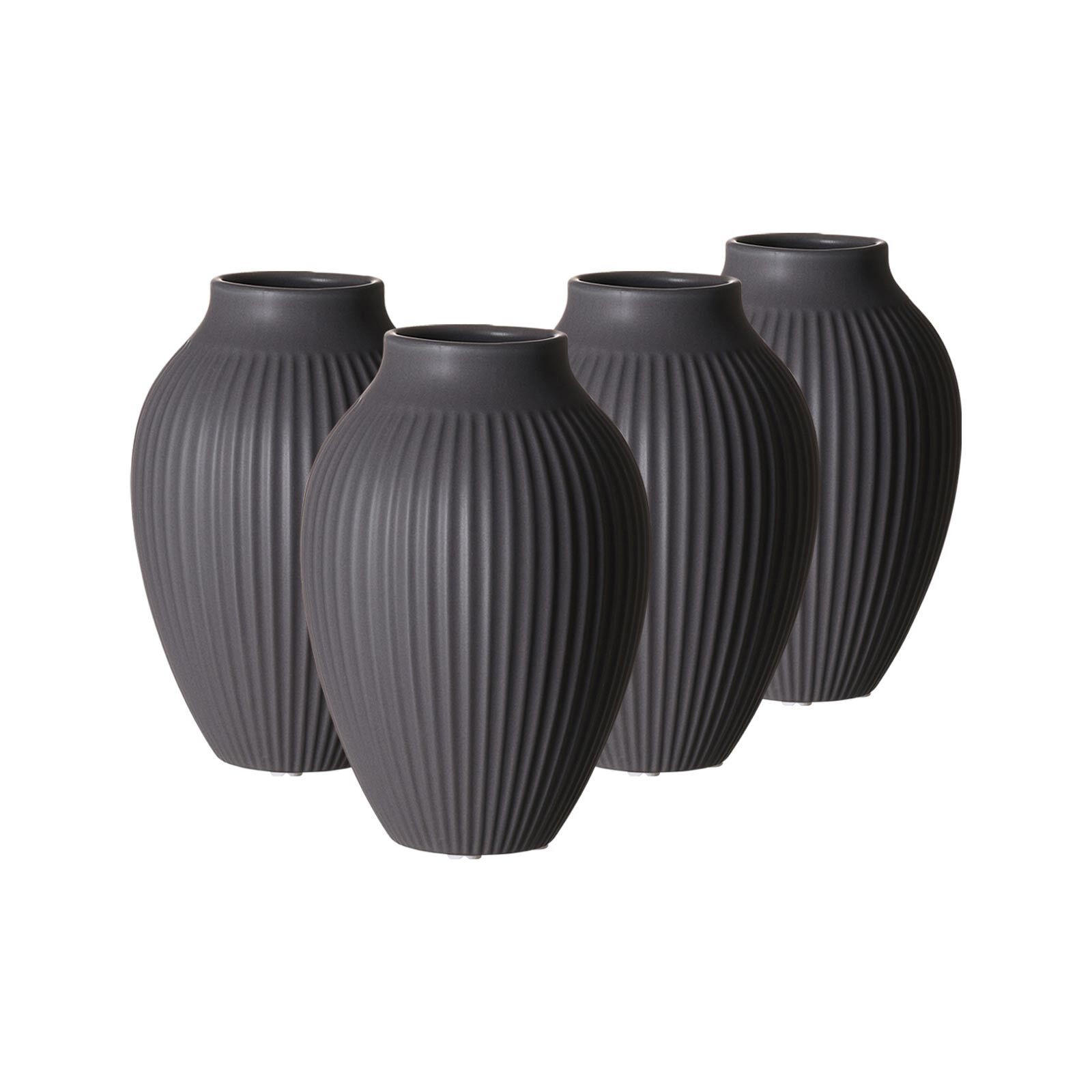 VASEN Alsta Grau 15 cm 4er Set - Grau, Keramik (15cm) - Ritzenhoff Breker