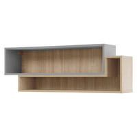 WANDBOARD Oro OR07 - Naturfarben/Grau, Holzwerkstoff/Kunststoff (25/40/115cm) - MIRJAN24