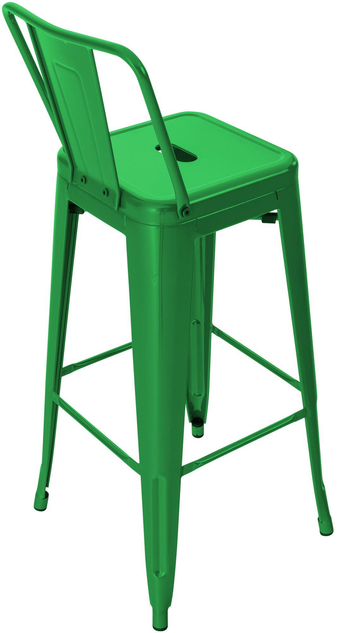 BARHOCKER 2er Set Lekel Metall Grün - Grün, Metall (44/96/43cm) - DELUKE