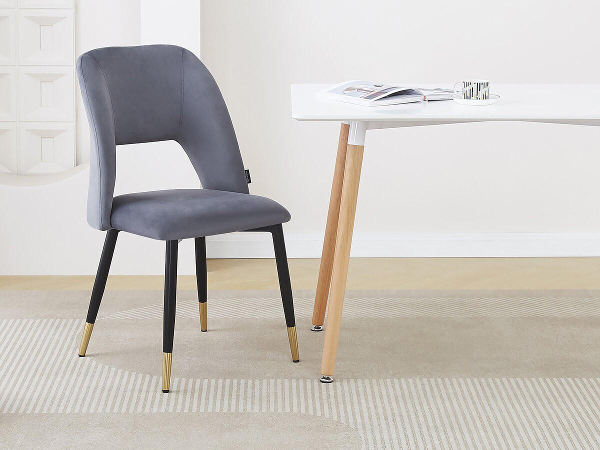 STUHL & BARHOCKER coralie Grau - Grau, Textil (55/85/48cm) - Habitat Garten