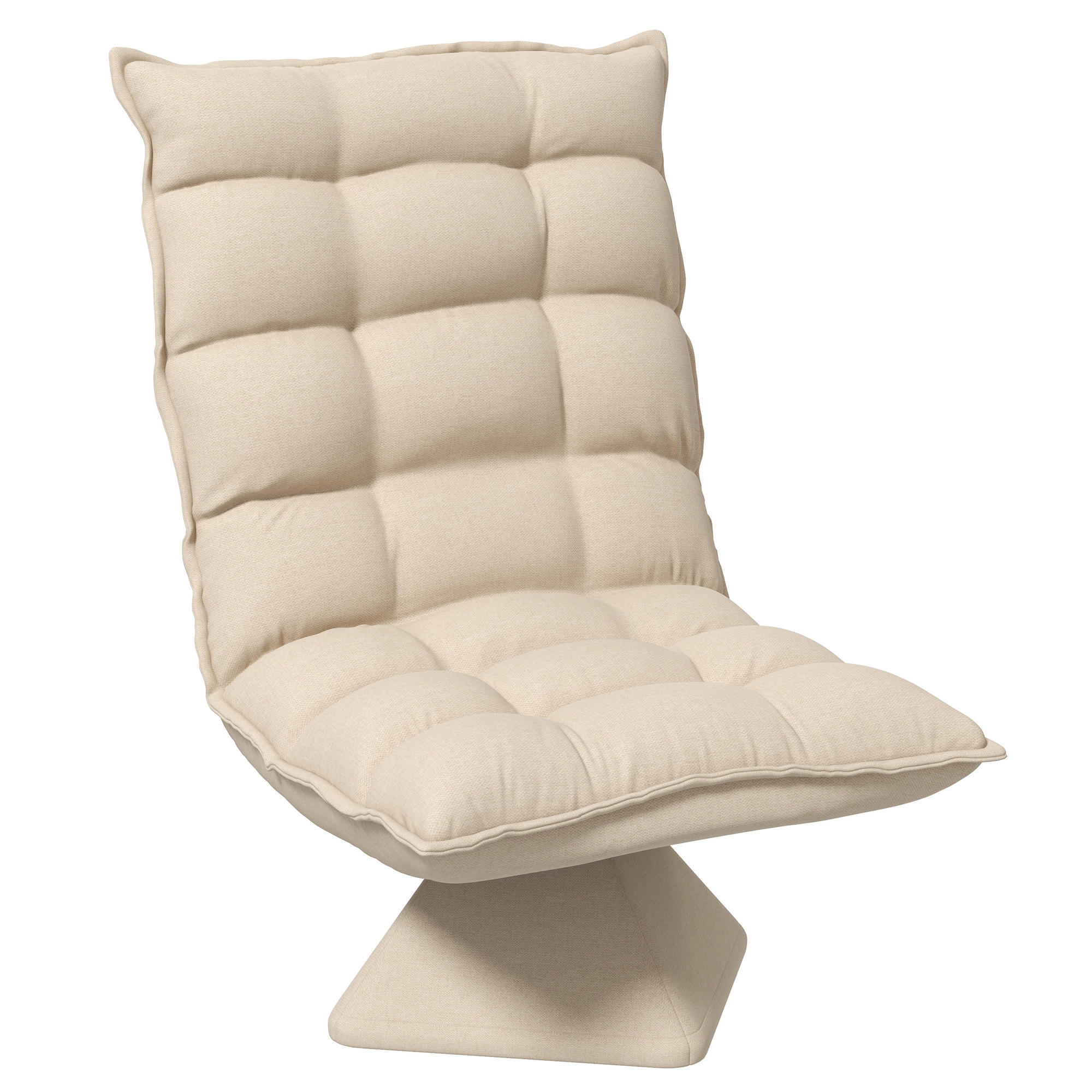 RELAXSESSEL Stahl, Leinenimitat, Beige - Beige, Metall (70/95/62cm) - HOMCOM