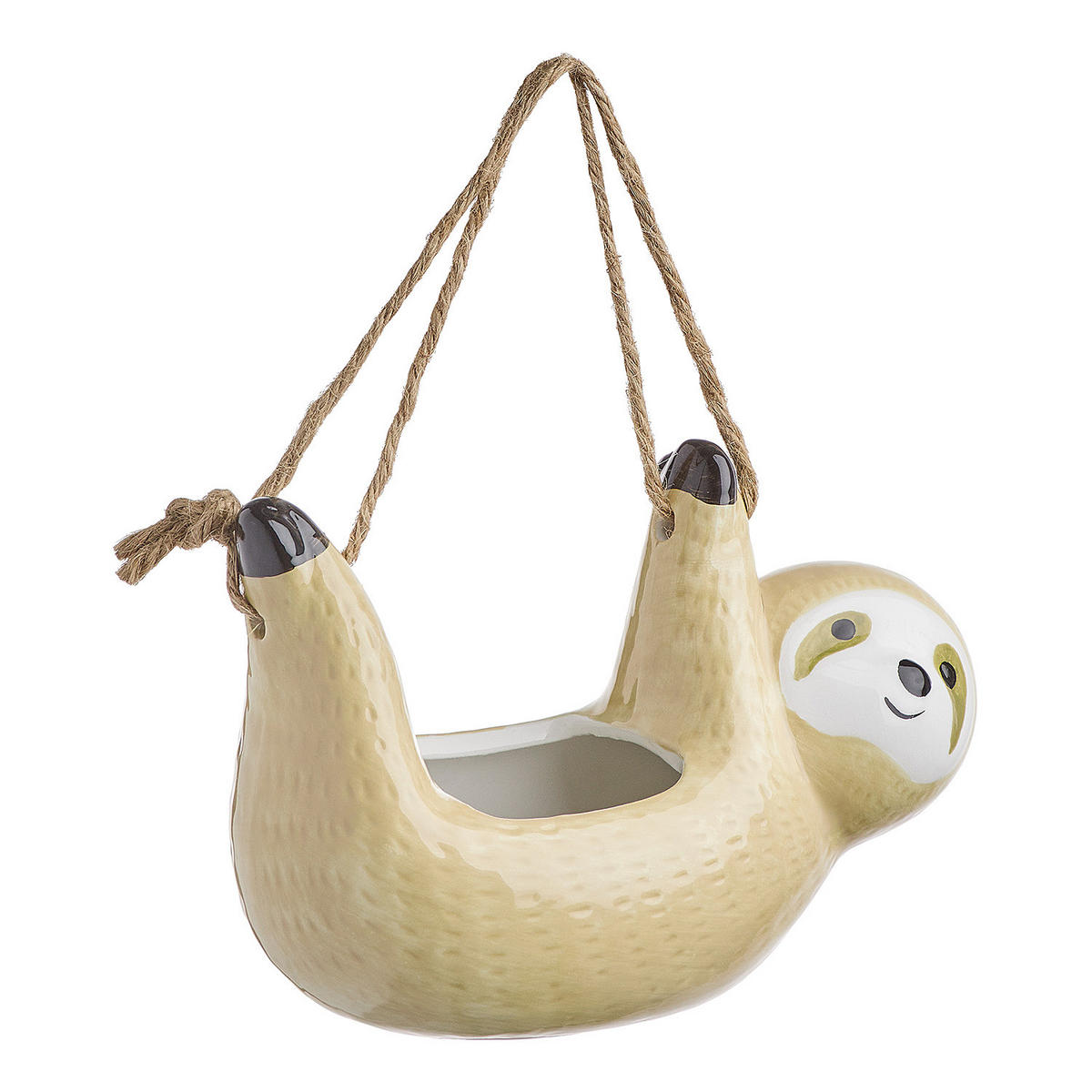 HÄNGE-BLUMENTOPF Hang Loose - Braun, Keramik (10cm) - Butlers