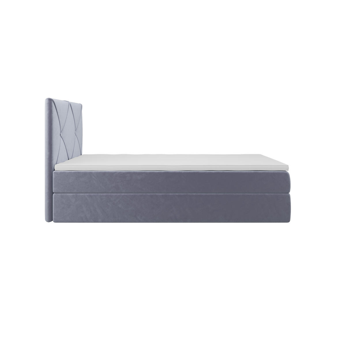 BOXBETT ALTEA 120x200 Monolith 70, mit Matratze und Topper, Hellblau - Hellblau, Holz/Kunststoff (120/200cm) - Bedante