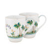 BECHER 2er-Set Large jolie punkte gold 350 ml - Weiß, Keramik (0.35L) - Pip Studio