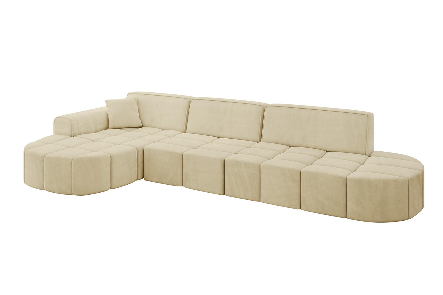 Altdecor Ecksofa Beige 337x173 cm