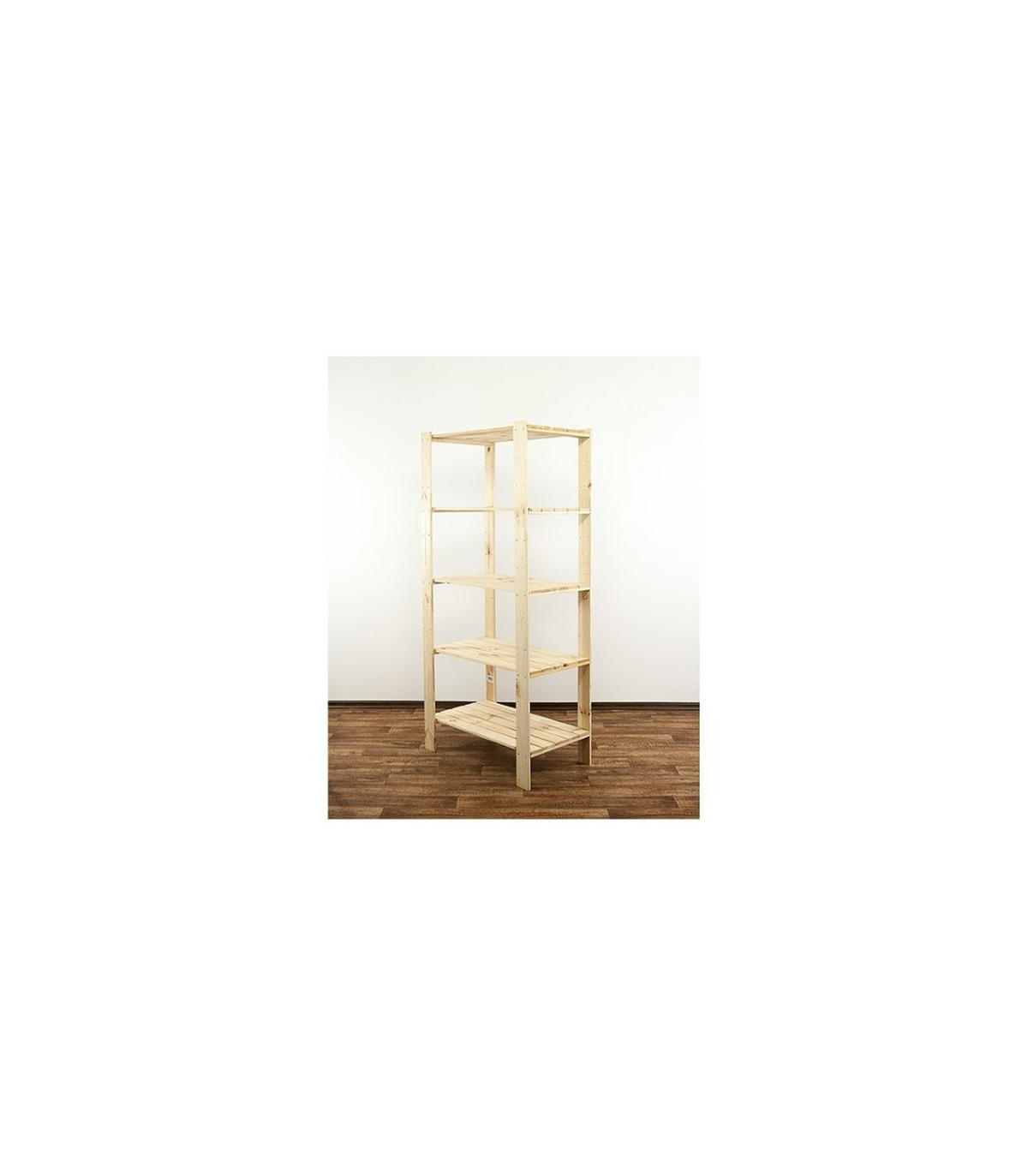 HOLZREGAL WOODLAND 166,4x80x50cm 5 Fachboden Kiefernholz Natur - Naturfarben, Holz (80/166.4/50cm) - PROREGAL