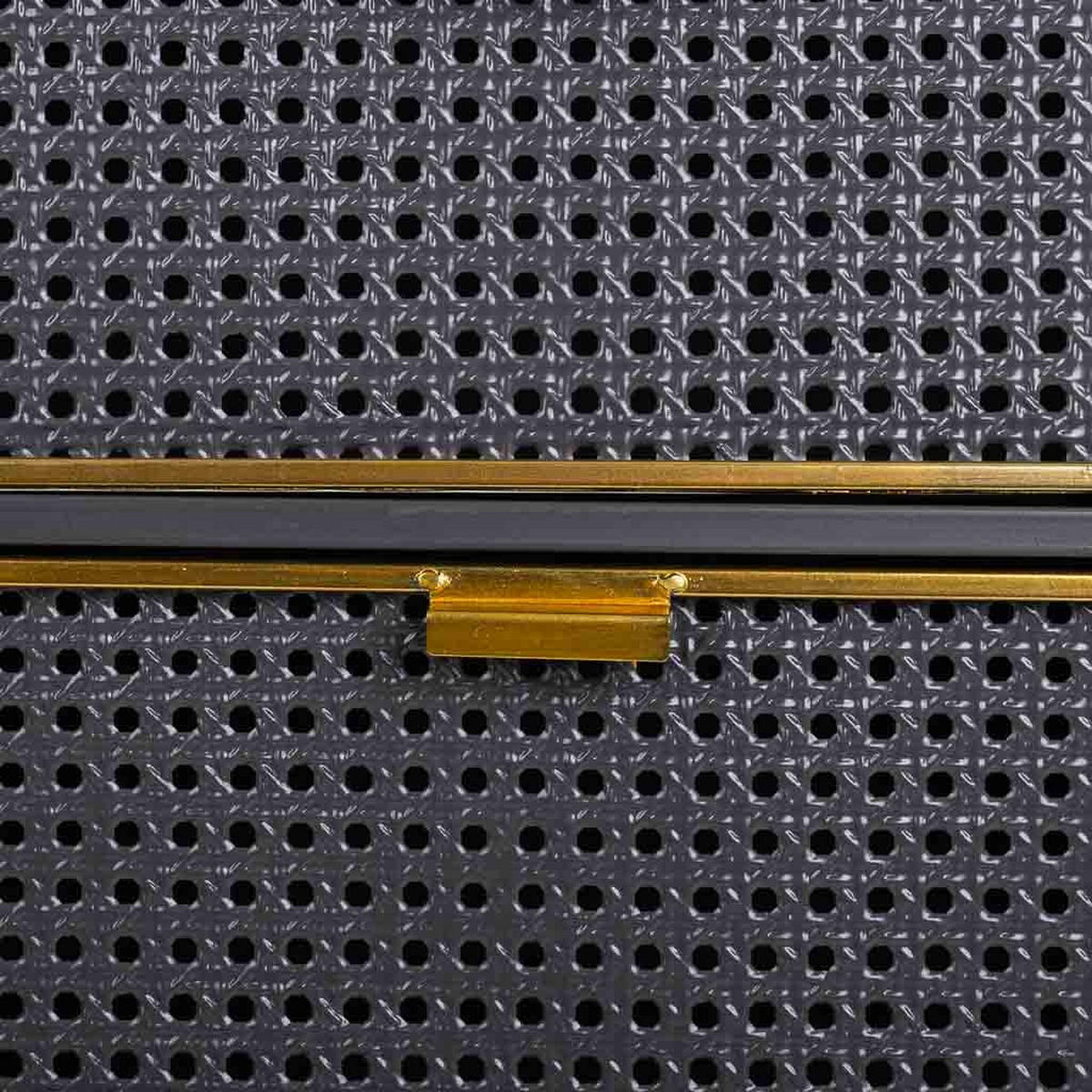 NACHTTISCH aus Metall, schwarz, 50x30x62cm - Grau, Metall (50/62/30cm) - Wanderlust