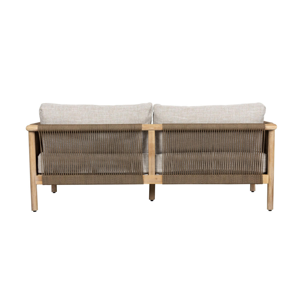 GARTENSET Oasis Sofa/ Couchtisch - Beige, Metall - Dutchbone