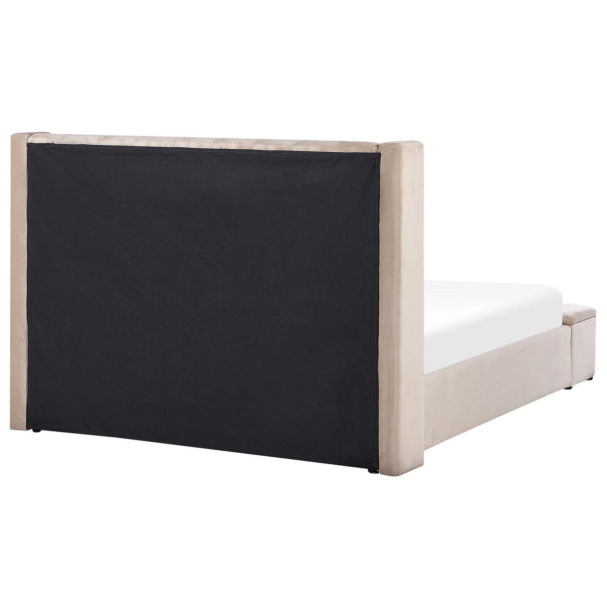 POLSTERBETT 160/200cm Beige Noyers - Beige, Textil (160/200cm) - Beliani