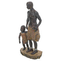DEKORATIVE FIGUR, 16x9x32cm - Multicolor, Stein (15.5/31.5/9.3cm) - Wanderlust