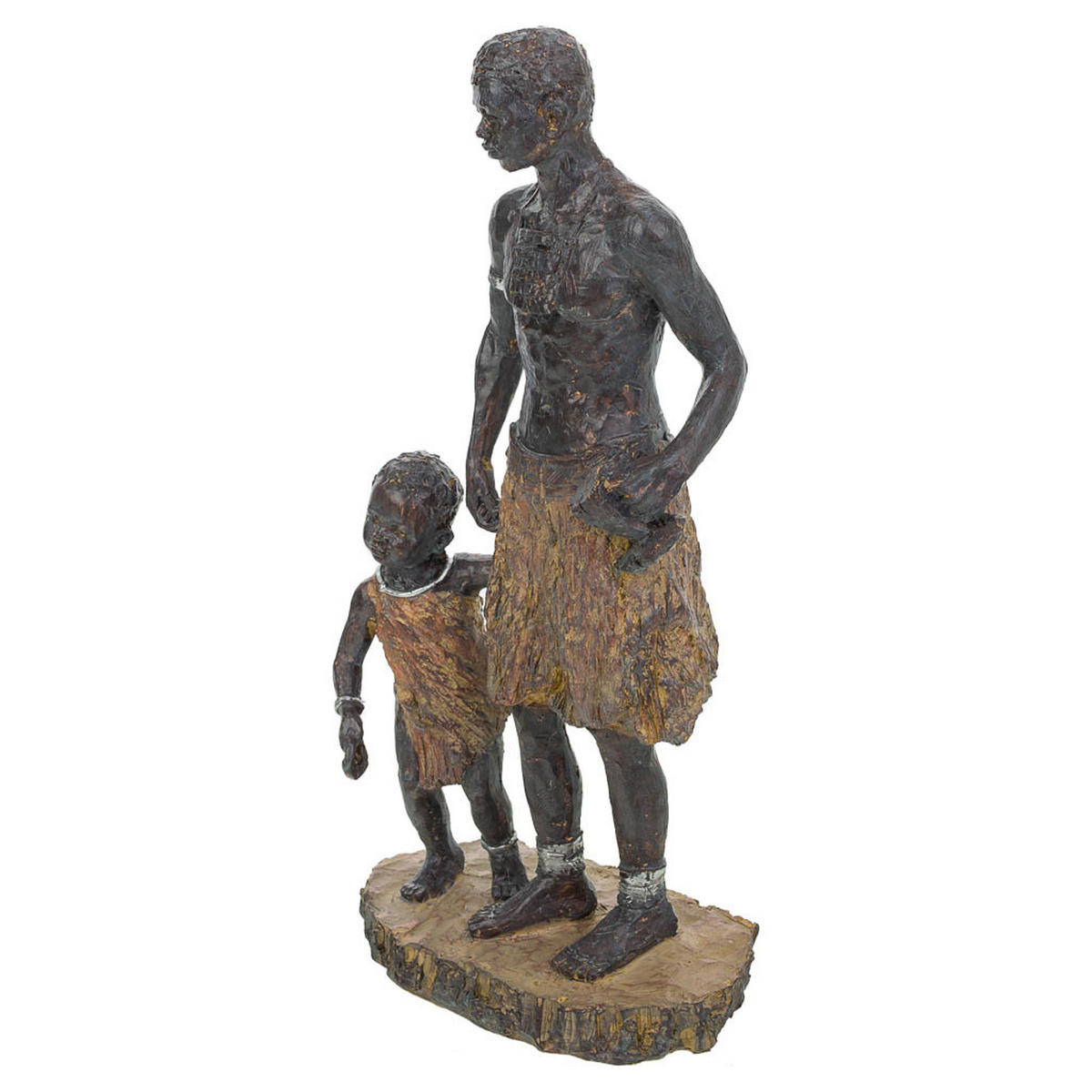 DEKORATIVE FIGUR, 16x9x32cm - Multicolor, Stein (15.5/31.5/9.3cm) - Wanderlust
