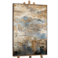 GEMÄLDE Glanz und Eleganz Schattenfugenrahmen Grau 140x100 cm - Grau, Holz (140/100cm) - YS-art gallery