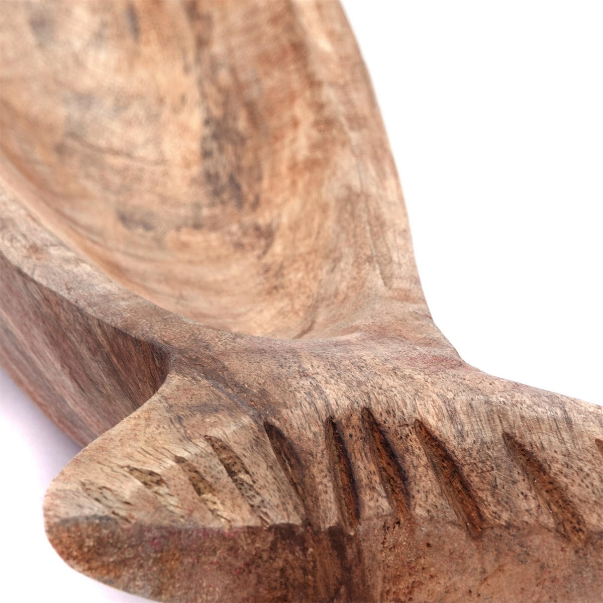 DEKO-SCHALE Pescado Mangoholz naturfarben - Naturfarben, Holz (7cm) - CREEDWOOD