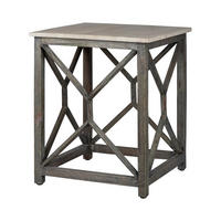BEISTELLTISCH rechteckig Grau Ø 45/55 cm - Grau, Holz (55/45/55cm) - WOMO-DESIGN